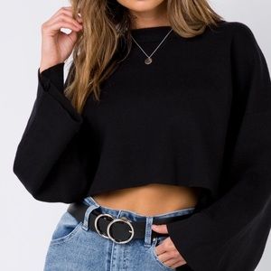 Princess Polly Black Sweater